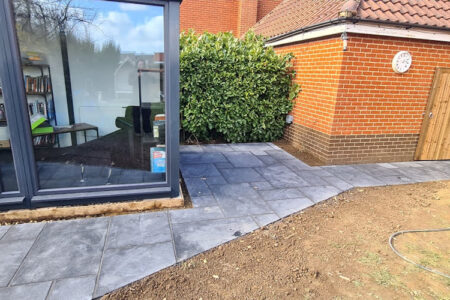 Naturally Beautiful Limestone Patio