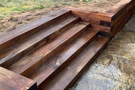 Retaining Sleeper Wall | Thetford, Norfolk