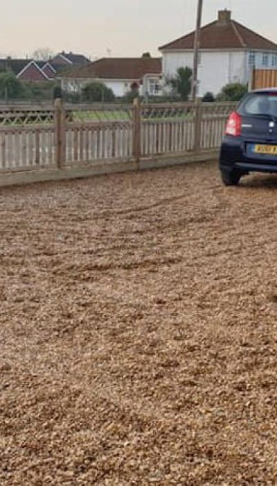 traditional gravel driveway in Norfolk