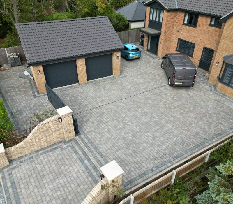 large block paving project in Norwich