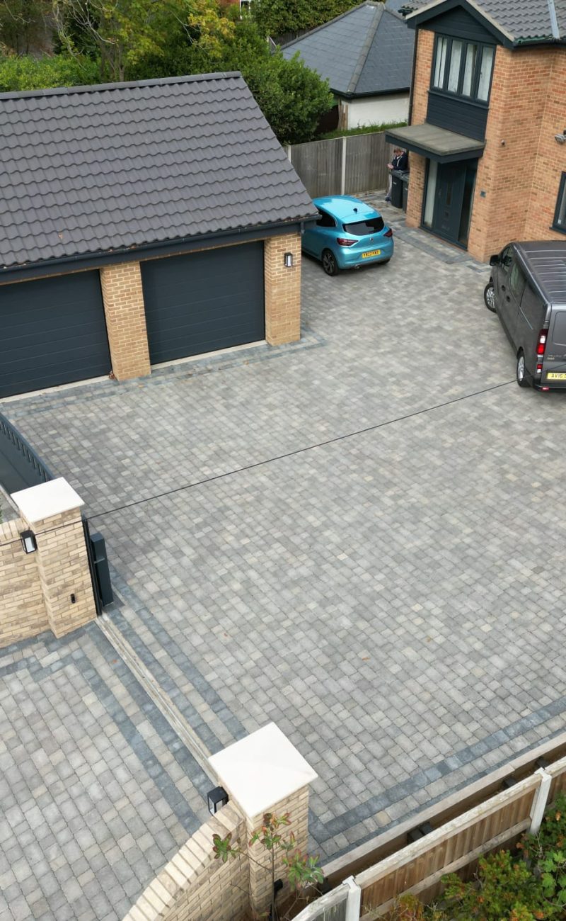 large block paving project in Norwich